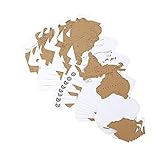 TuToy 3D Bricolage Scratch Globe Assemblage Stéréo Scratch Globe Tellurion Ensemble Carte Du Monde...