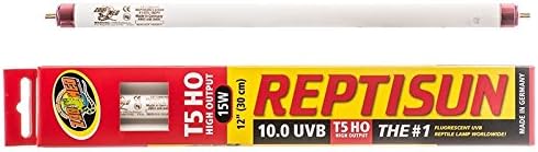 CAROLINACUSTOMCAGES 10.0 UVB T5HO 15W 12" Reptile Lighting Fluorescent Tube