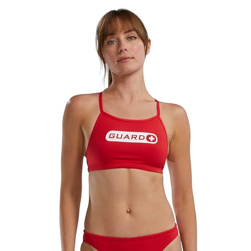 Haut de bikini femme TYR idéal pour le sauvetage côtier et la natation