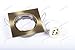Produktbild Aftertech® BRONZE EINSTELLBARE QUADRATISCHE UNTERSTÜTZTE LAMPENHALTER-LED-SPOTLIGHTS GU10 D5A1