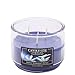 Produktbild Candle-lite - 3 Docht Duftkerze im Glas, Exotic Midnight Petals 283g, Blau, 10.5 x 10.5 x 8.2 cm