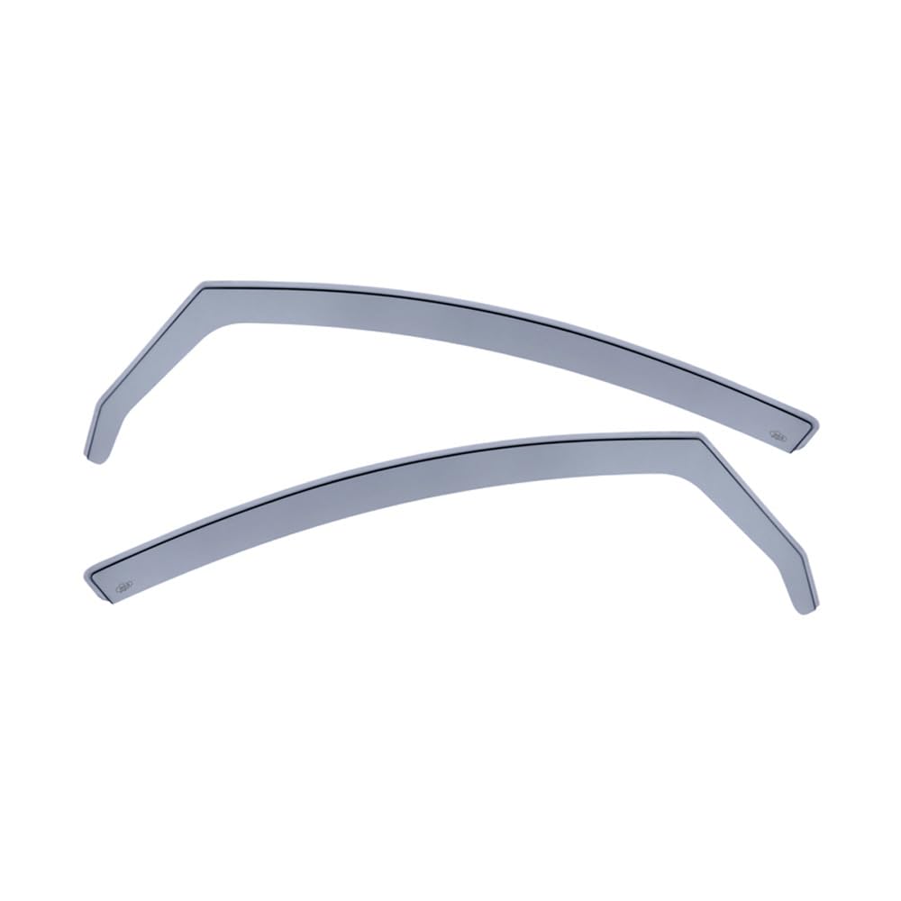 DGA Wind Deflectors compatible with Opel Astra J HB 5-doors & Sportstourer 2009-2015 (2-pieces), Grey