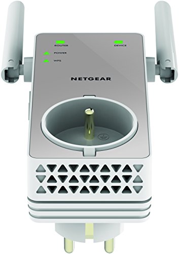 Repetidor de red AC750 para mejorar el Wi-Fi en habitaciones con puerto ethernet gigabit 4