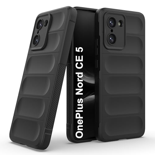 Image of Zapcase Back Case Cover for OnePlus Nord CE 5 | Compatible for OnePlus Nord CE 5 Back Cover | Liquid Silicon Magic Case with Camera Protection| Black