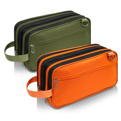 Organizer Tool Pouch - 2 Pack with Zipper Waterproof Utility Multi Compartments Small Tool Bag