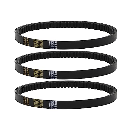 Image of 3PCS 203591 Go Kart Drive Belts 30 Series Fit for Yerf-Dog Go Cart Belt 203591-Q43203W for Manco Carter 5.5hp 6.5hp go Kart