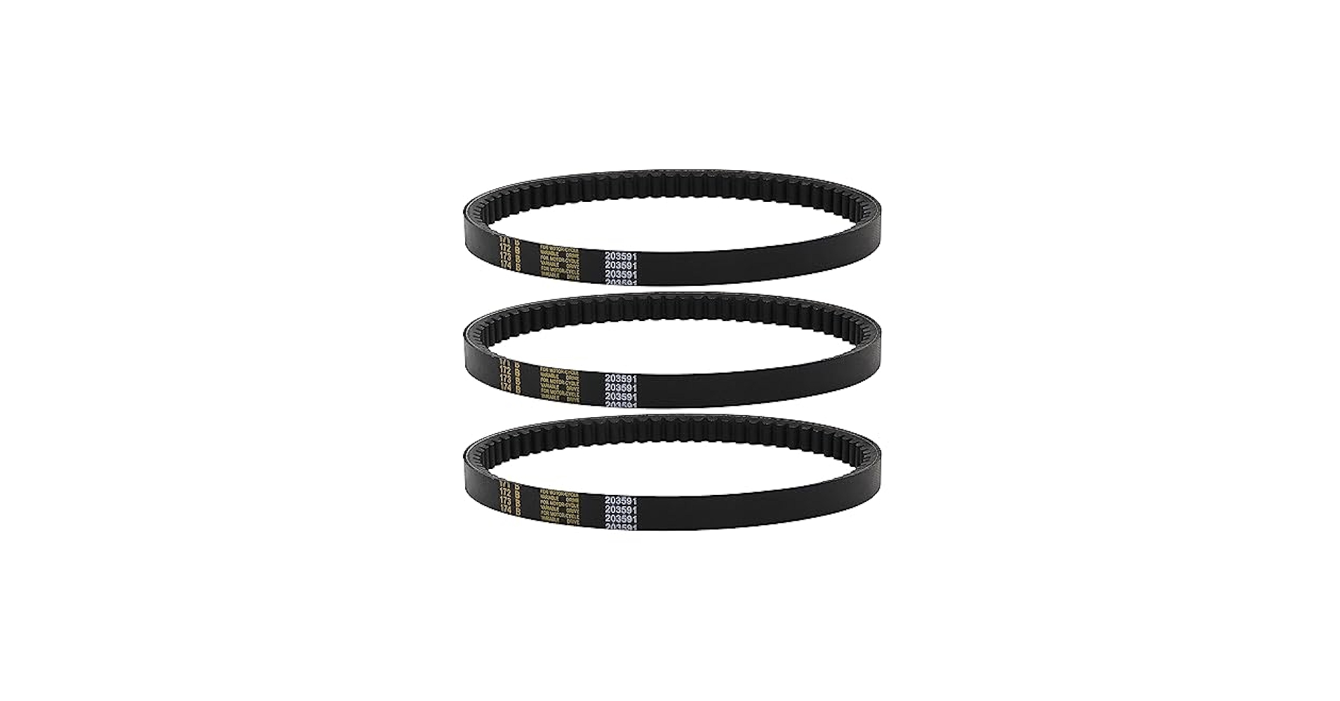 Amazon.com: 3PCS 203591 Go Kart Drive Belts 30 Series Fit