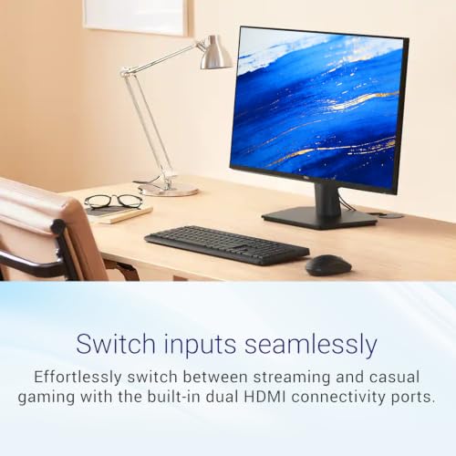 Image of Dell 27 inch FHD 144Hz Monitor, Height Adjustable, IPS LCD Monitor, 1ms MPRT, FreeSync, Ultra Thin bezels, 1000:1, Anti Glare, Low Blue Light, Flicker Free, VESA 2 x HDMI, Black