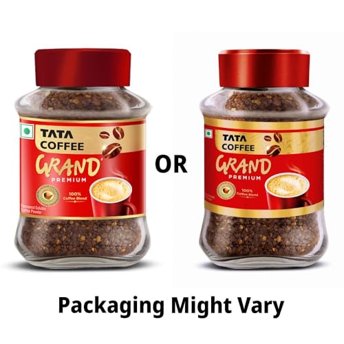Image of Tata Premium Instant Coffee, 90g Jar, 100% Pure Coffee, With Flavour Locked Decoction Crystals, Rich Aroma & Great Taste