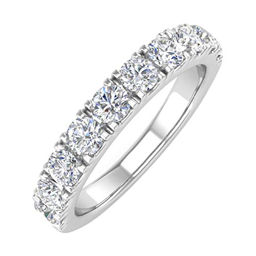 14K Gold Diamond Wedding Band Ring (0.85 Carat) (I1-I2 Clarity)