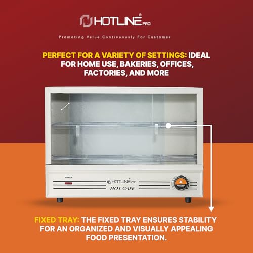 HOTLINE PRO Electric Hot Case Sliding Door/Patties Warmer/Food Warmer Oven Outer Door Glass (White)- 1 Year Warranty - Image 6