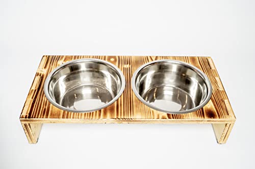 Hundebar Basic 2x1600mL Futterhöhe 11cm Futterspender Maße (BxTxH): 50 cm x 24 cm x 11 cm Antirutsch Cover