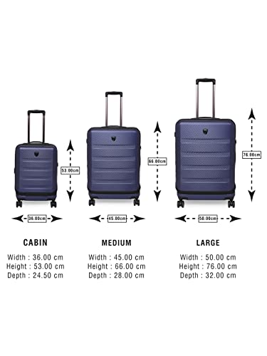 Image of Heys EZ Access 2.0 Range Dark Blue Color 21 inch Cabin Trolley