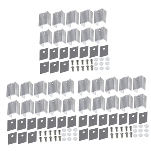 Enfriador de metal Uonlytech contra sobrecalentamiento de transistores y luces LED