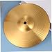 Milisten Brass Cymbal Hi-hat Crash Ride for Percussion Instruments Beginners and Professionals with Traditional Finish Strong Resistance to Deformation（1Pc）