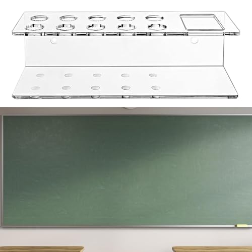 Support de marqueur mural x2 transparent pour tableau blanc de bureau - 6
