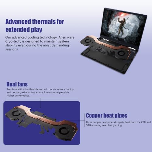 Image of Alienware 16X Aurora 16 inch Gaming Laptop, GeForce RTX 5070, Intel Ultra 9