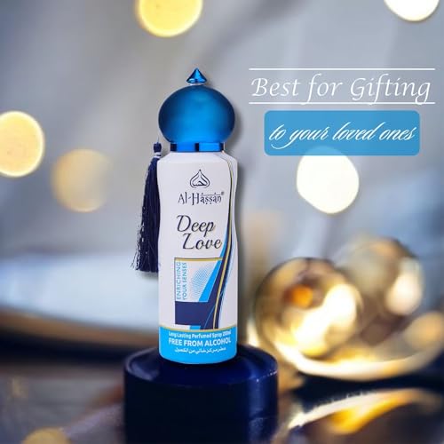 Image of Deep Love Perfumed Spray For Women - Pack of 2 (200ml Each) | Long Lasting & Captivating Fragrance | Body Spray
