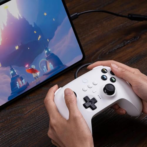 Mando 8BitDo Ultimate Controller con cable negro para PC y Switch 6