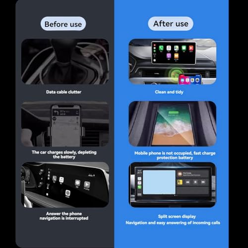 Carplay inalámbrico conectado por cable USB para una navegación inteligente y sin interrupciones 2
