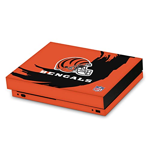 Vinyle autocollant Xbox One X NFL Cincinnati Bengals skin protection console de jeux vidéo