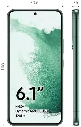 SAMSUNG Galaxy S22 128 GB Green (Renewed)
