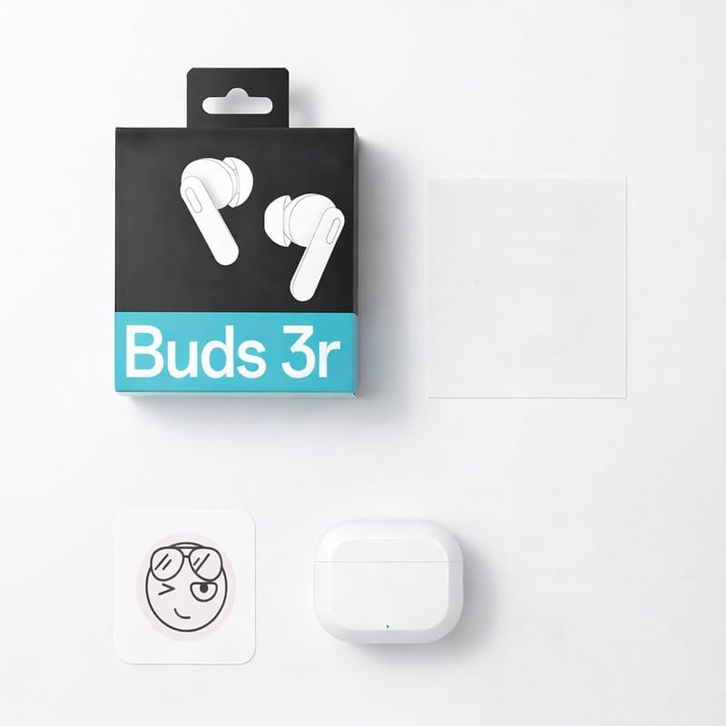 Image of 3r Earbuds True Wireless for Samsung Galaxy J1 Nxt Mobile Earbuds with Mic, 12.4mm Drivers, Playback:Upto 38hr case,4-Mic Design, IP55 Rating, TWS Ear Buds with mic (38 Hours Case, 3-R,)