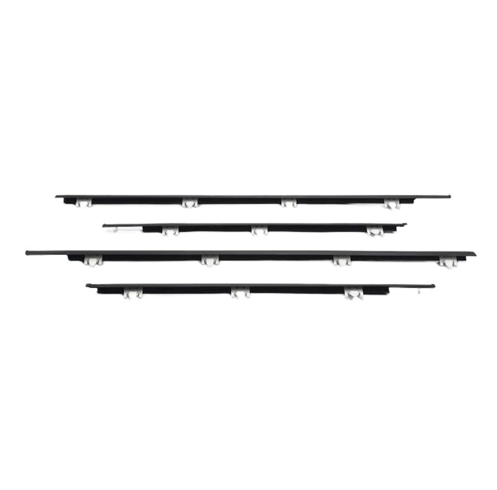 Sifusm One Color Rubber Seal 4Pcs Window Sweep Weatherstrips For Nissan For Datsun For Sunny B13 For Sentra 1991 1992 1993 1994 80820-50Y01 Strip