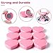 DUJEQM 20PCS Strong Fridge Magnets - Heavy Duty Small Magnets for Whiteboard, Craft & Lockers | Cute Decorative Kitchen Office Classroom Magnet | Mini Heart Pink Refrigerator Magnets for Home School