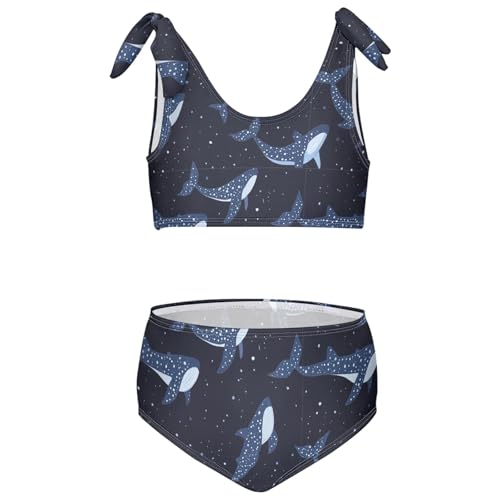 Image of Boccsty Cute Crab Red Blue Girls Swimsuits Kids Bikini Sets 2 Pcs Bathing Suit for 3T