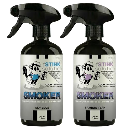 The Stink Solution Smoke Odor Eliminator Spray for Home, Car, Clothes, Hands, Hair, Wall & More...