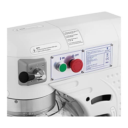 Royal Catering RCPM-30WP deegkneedmachine, planeetmixer, 1.100 W, 1,5 m kabel, 230 V, 30 liter - Afbeelding 3