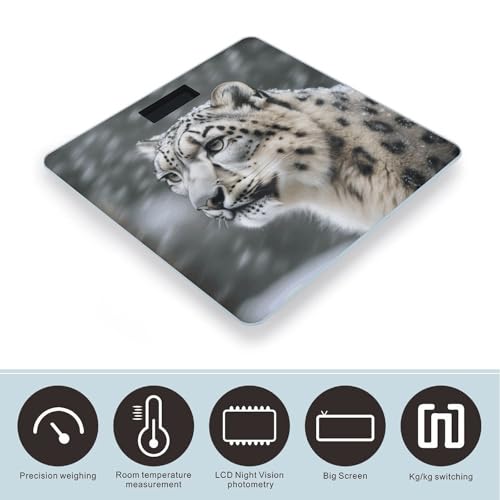 Báscula Digital para Baño Snow Leopard con Pantalla LCD miniatura 3