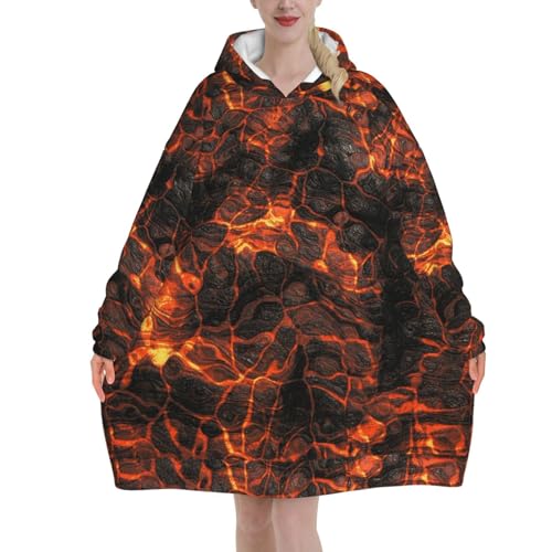 Sweat à capuche en flanelle style couverture lavable : idée cadeau hiver