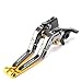 Price comparison product image For KAWASAKI For NINJA650 For NINJA650R NINJA 650 650R 2017 2018 2019 2020 Folding Extendable Brake Clutch Lever Motorcycle Handlebar(1)