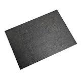 Unterlage für Grill, Hitzeschutzmatte für Holzkohle- & Gasgrills (112x76cm)