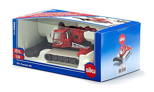siku 4914, Pistenbully, 1:50, Metall/Kunststoff, Rot, Ausziehbare Seilwinde