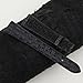 Handdn Handmade Black Double Hornback Nubuck Lining Alligator Leather Watch Band,Quick Release Leather Watch Bands 16mm 18mm 19mm 20mm 22mm For Men And Women
