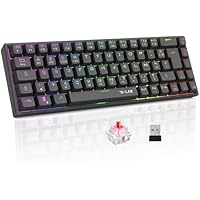 The G-Lab Keyz Titanium WL - Teclado inalámbrico para Juegos 65%