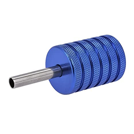 ITT Aluminium Tattoo Blue Grip Heavy Quality 30mm-image-2