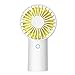 Produktbild Tragbarer Mini-Ventilator, persönlicher Handventilator mit 4000 mAh USB-wiederaufladbarem Akku, 3 Einstellungen, starker Wind für Zuhause, Büro und Reisen weiß