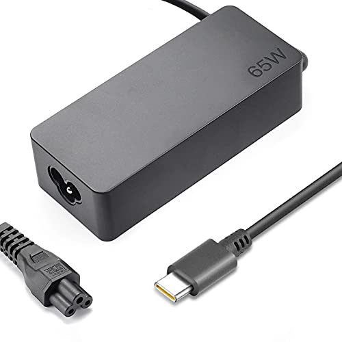 65W 20V 3.25A Type-C USB-C Charger AC Replacement Power Adapter ADLX65YLC3A for Lenovo Thinkpad X1 Tablet, IBM Yoga 5, Lenovo Miix 720, Lenovo Yoga 910, Lenovo Yoga 720 13