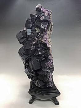 【フローライト全面磨き】紫と緑のコントラスト 蛍石 天然石 観賞石 台座付き 楽天市場】＼お買い物マラソンPT5倍／ 5Kg フローライト