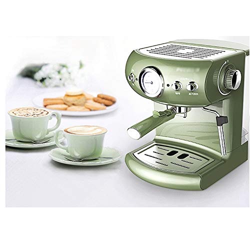 Kaffeemaschine Grüner Edelstahl Haushalt Voller Halbautomatischer Kommerzieller Dampfschaum – Bild 5