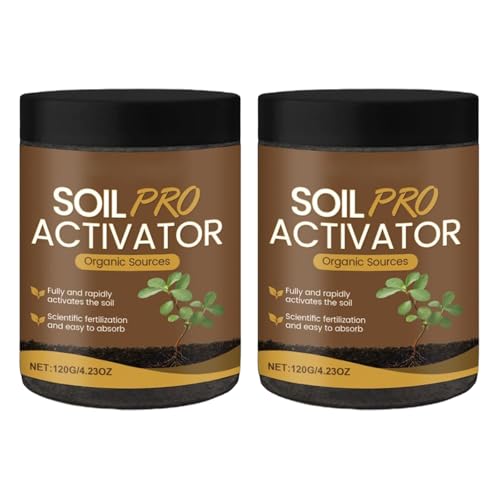 Soil Activator, Soil Pro Activator, Nauticos SoilActivator, Organic, Water-Soluble Formula for Optimal Nutrient Uptake &amp; Root Development, Enhance Growth for Vegetables &amp; All Plants (C2)