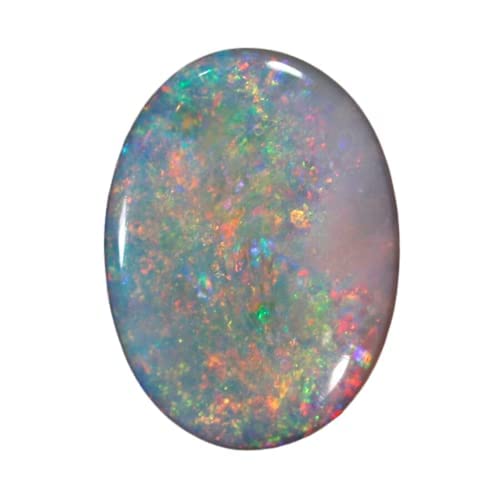 Australian Opal with Lab Certified 7.25 Ratti 6.65 Carat Card Opal Stone Original Certified/fire Opal Stone Unheated and Untreated Astrological Purpose for Men and Women (C385)