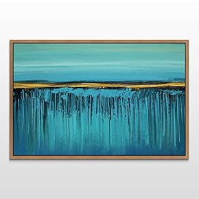 signwin Framed Canvas Wall Art Abstract Landscape Canvas...