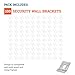 T Bracket Hardware - Picture Hanging Wall Support - 100 Pack Security Hanger