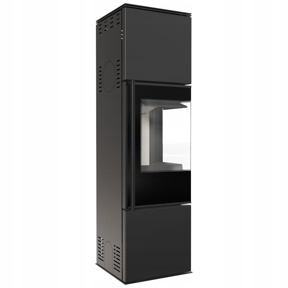 KRATKI Stufa a legna in acciaio REN 7,3 kW Ø150 destro A Ecodesign KOZA REN
