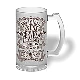 Esta jarra es perfecta si buscas detalles dia del padre, pero también para cumpleaños, navidad o para cualquier día en el que le quieras recordar a tu padre, abuelo, primo, cuñado, novio, profesor, padrino...lo mucho que legusta la cerveza y ama a sus animales. Se presenta con un packaging listo para regalar.